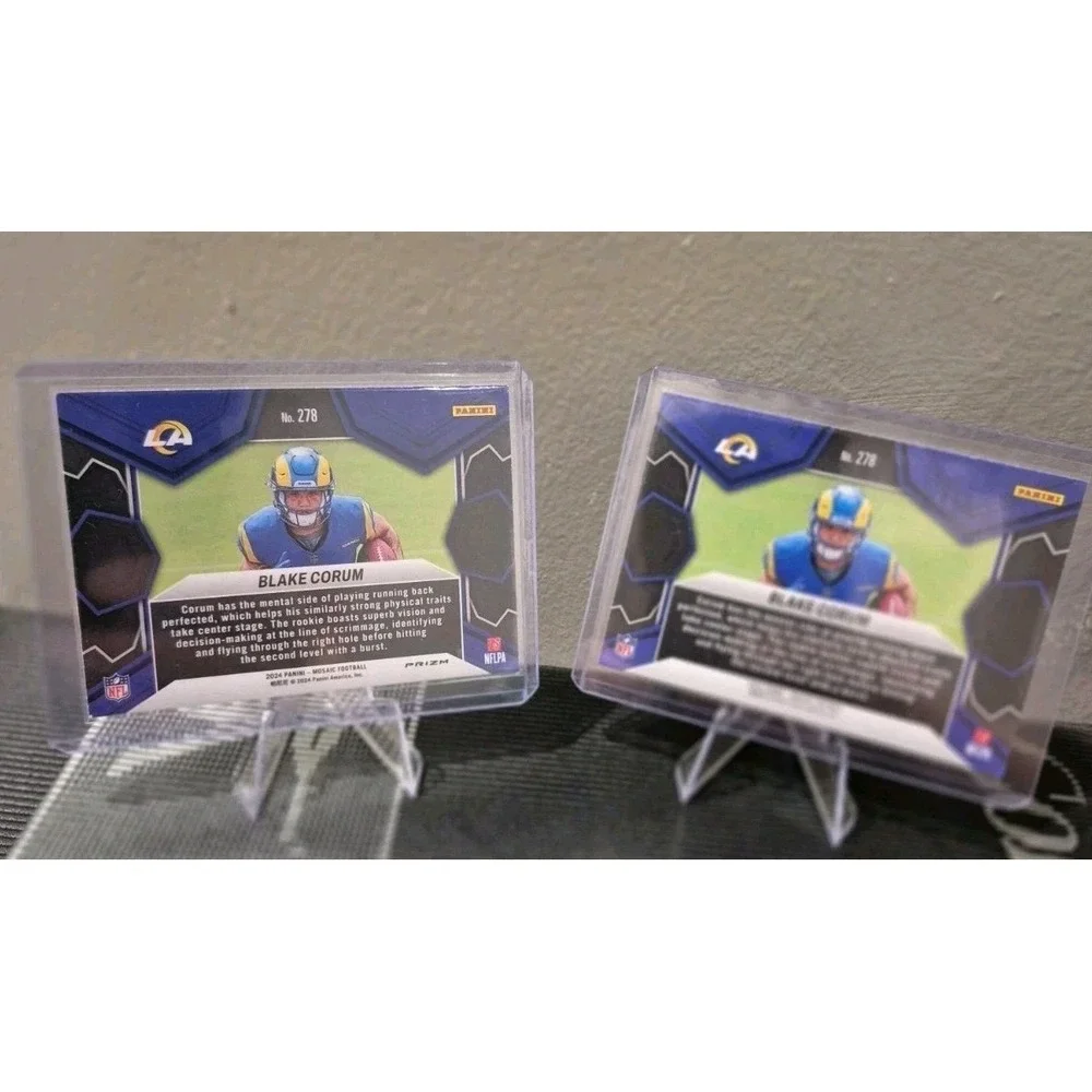 2022 Panini Mosaic Blake Corum #278 Pink Camo Rookie Debut & Rookie Debut Base